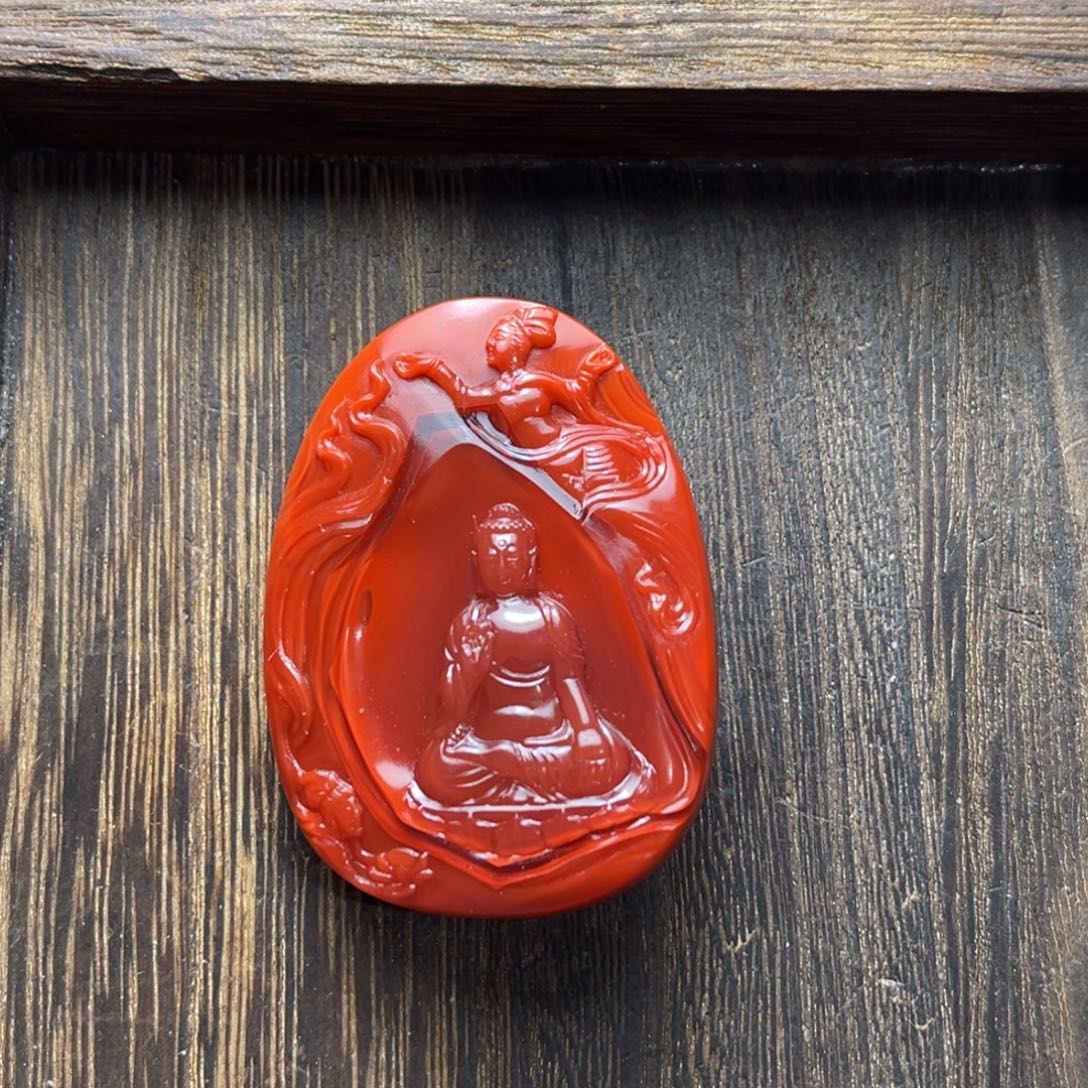 南红玛瑙未镶嵌颈饰