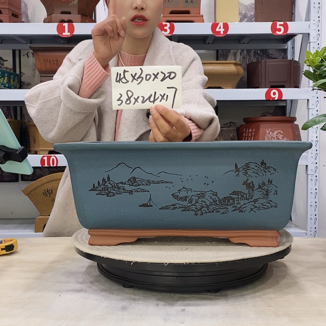 紫砂花盆紫砂花盆