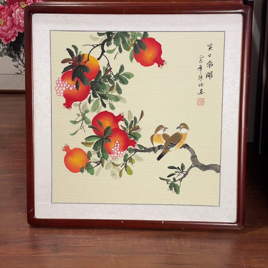 国画带框尺寸63*63厘米