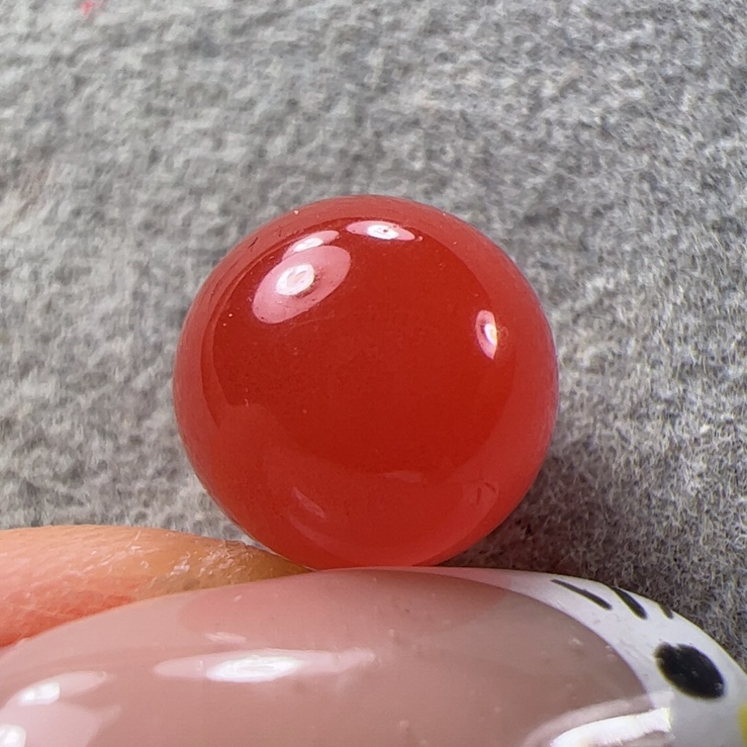 南红玛瑙9.5单珠（特价不支持退换）未镶嵌