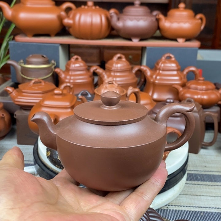 茶壶紫砂高合欢260Cc原矿老紫泥特价