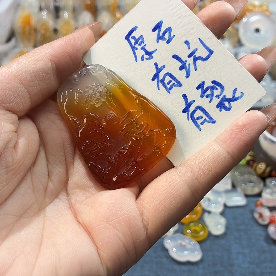 玛瑙/玉髓未镶嵌颈饰