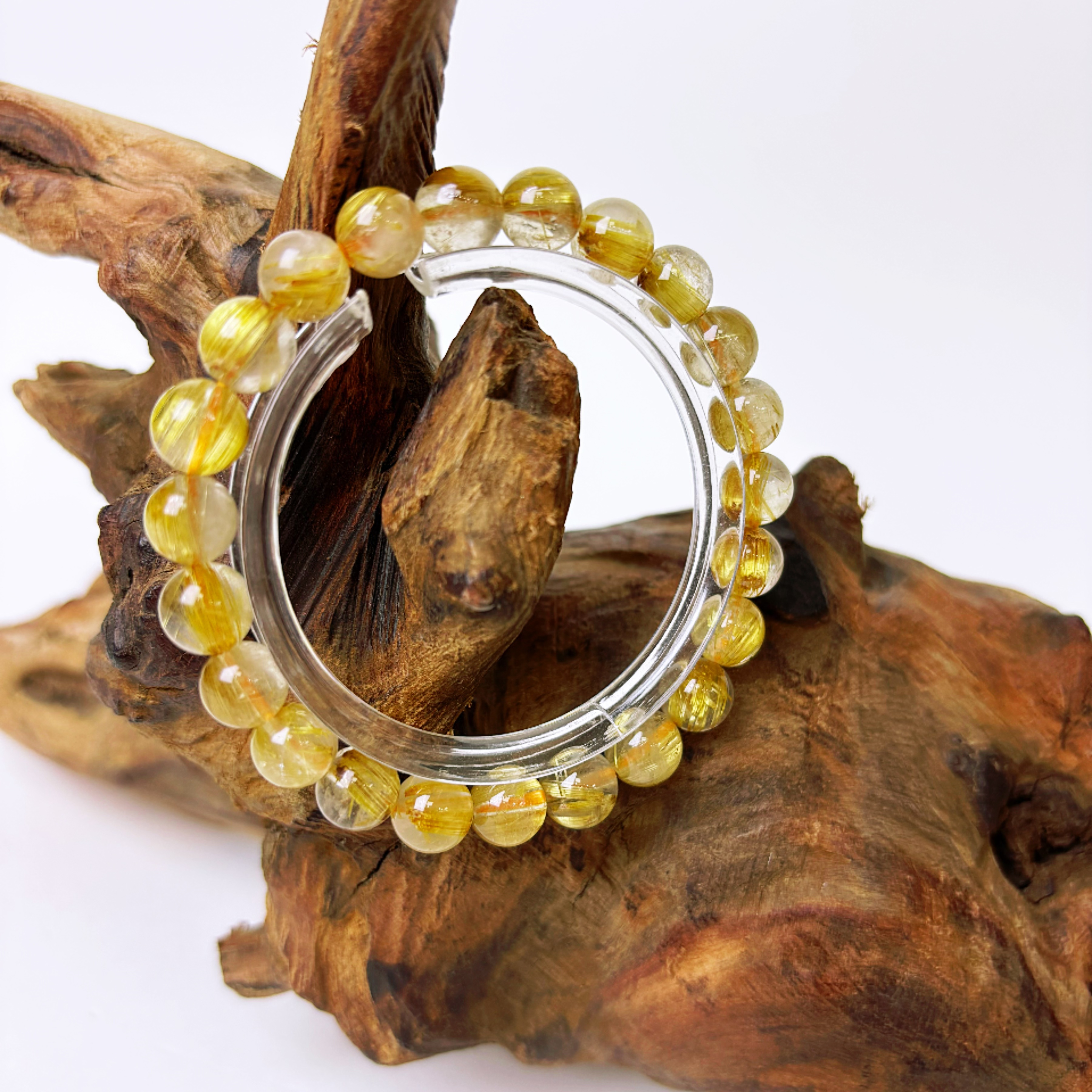 【10mm钛晶手串】天然水晶招财转运时尚百搭男女通用款礼物潮流贵气