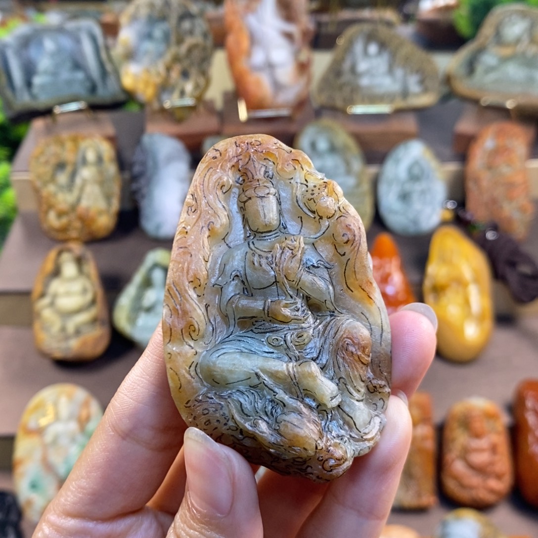 *****定制翡翠未镶嵌翡翠挂件