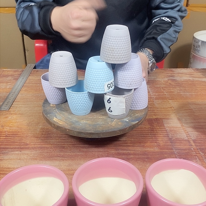 陶瓷微瑕花盆-005-8