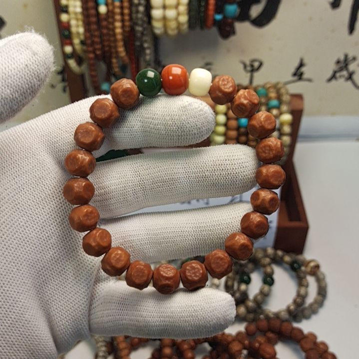 猴头核桃手串带配饰