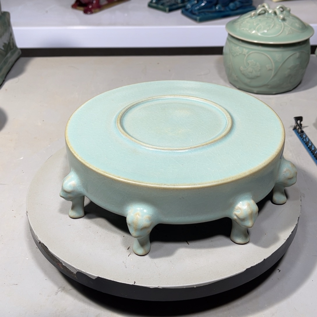 瓶汝窑瓷器品相完美