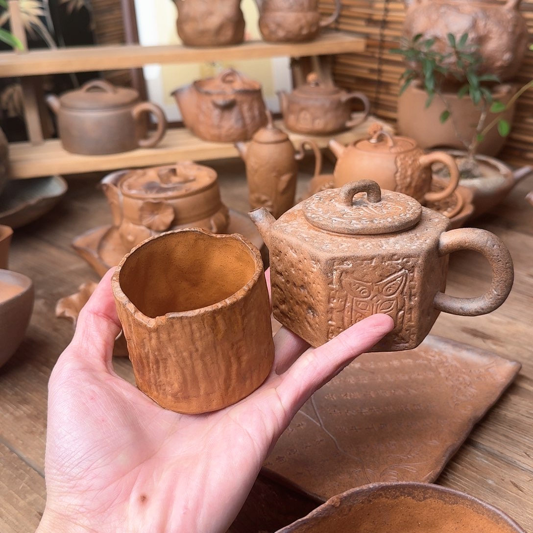 原矿老岩泥茶器系列