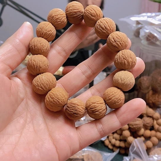 【闪购商品】把件文玩核桃凤羽手串