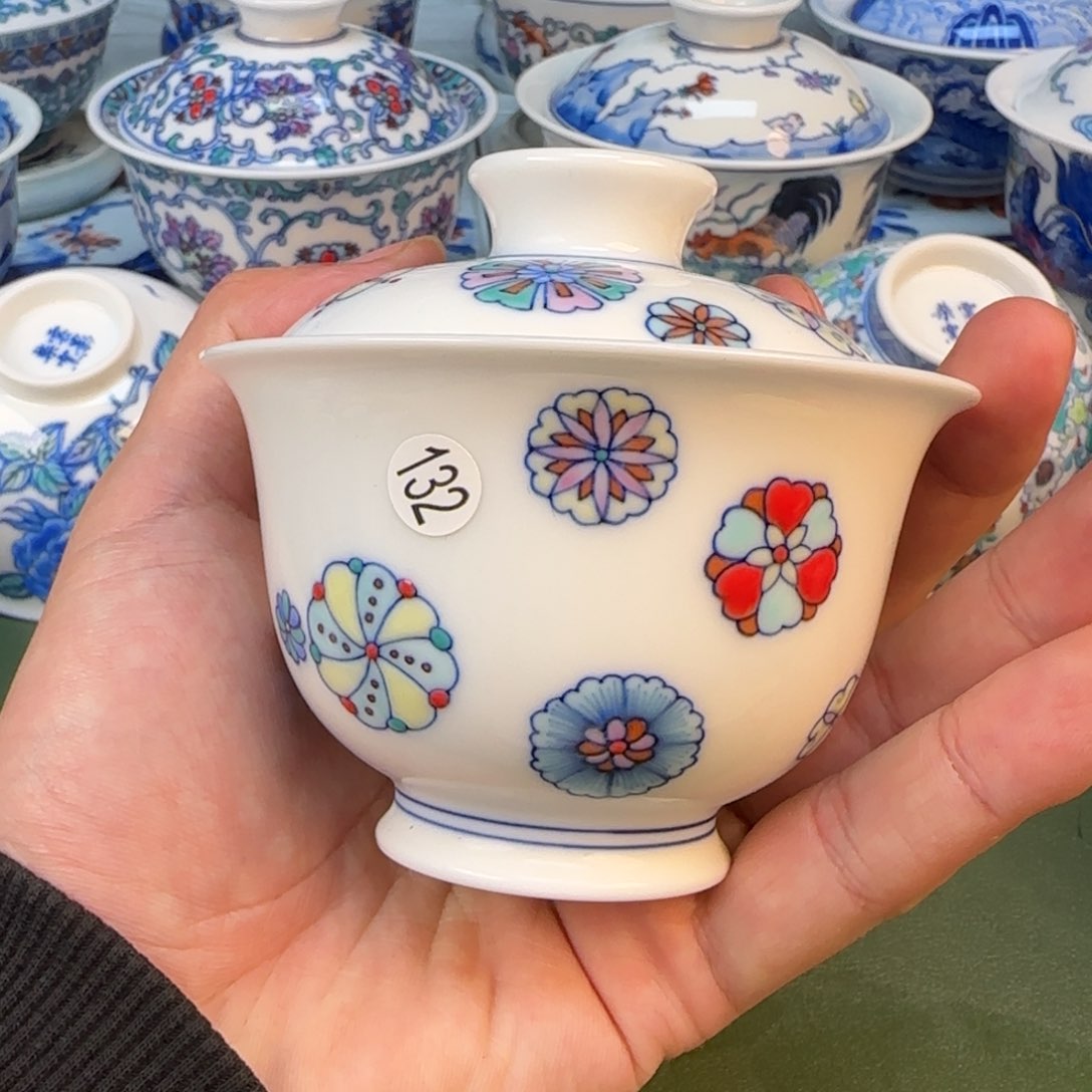 景德镇纯手工手绘茶具132