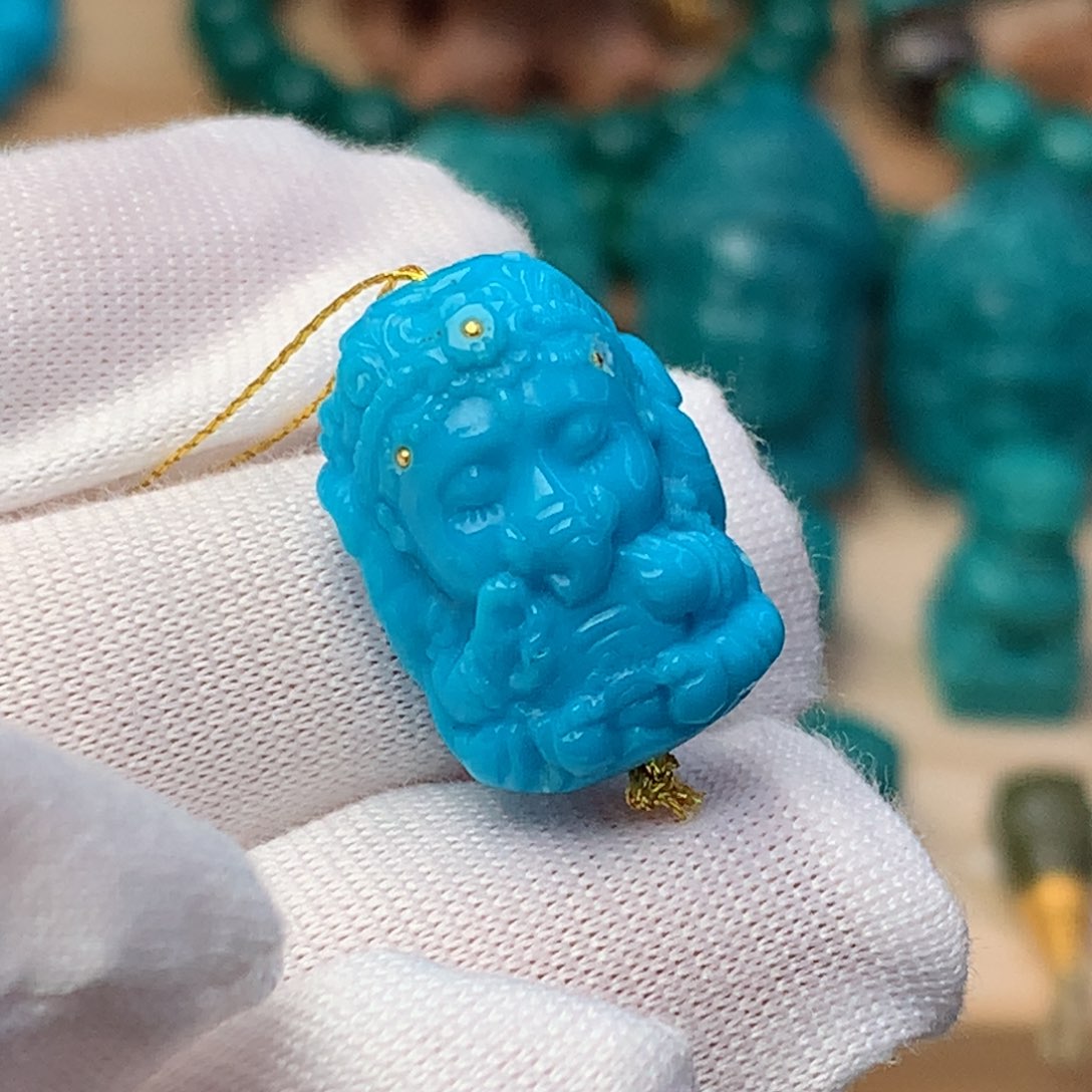 绿松石珠宝奇石未镶嵌