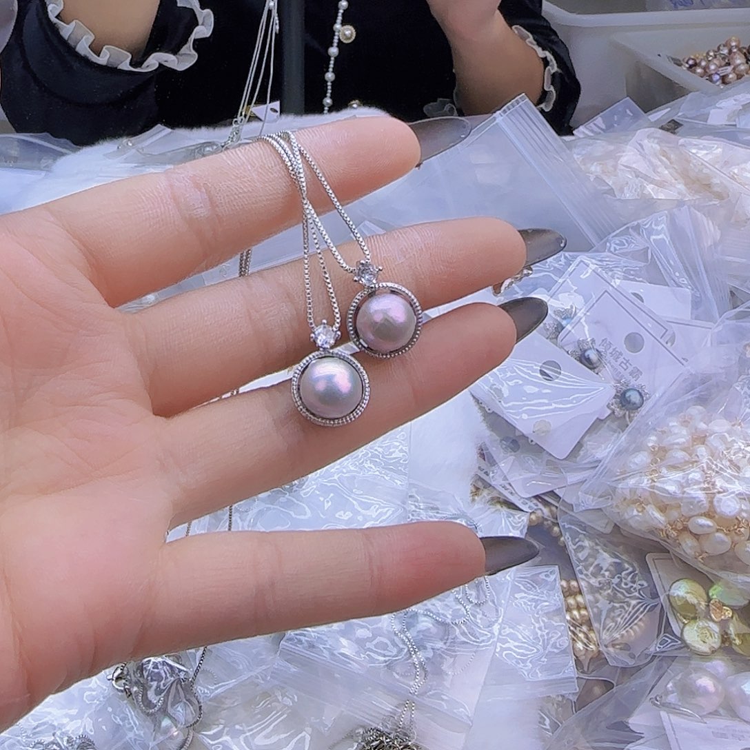 未镶嵌项链定制921淡水珍珠