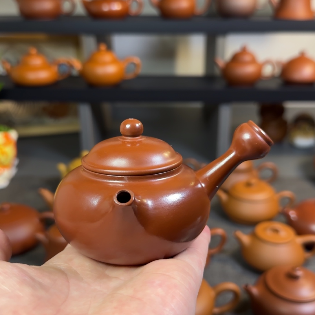 茶壶紫砂120cc芙蓉测把