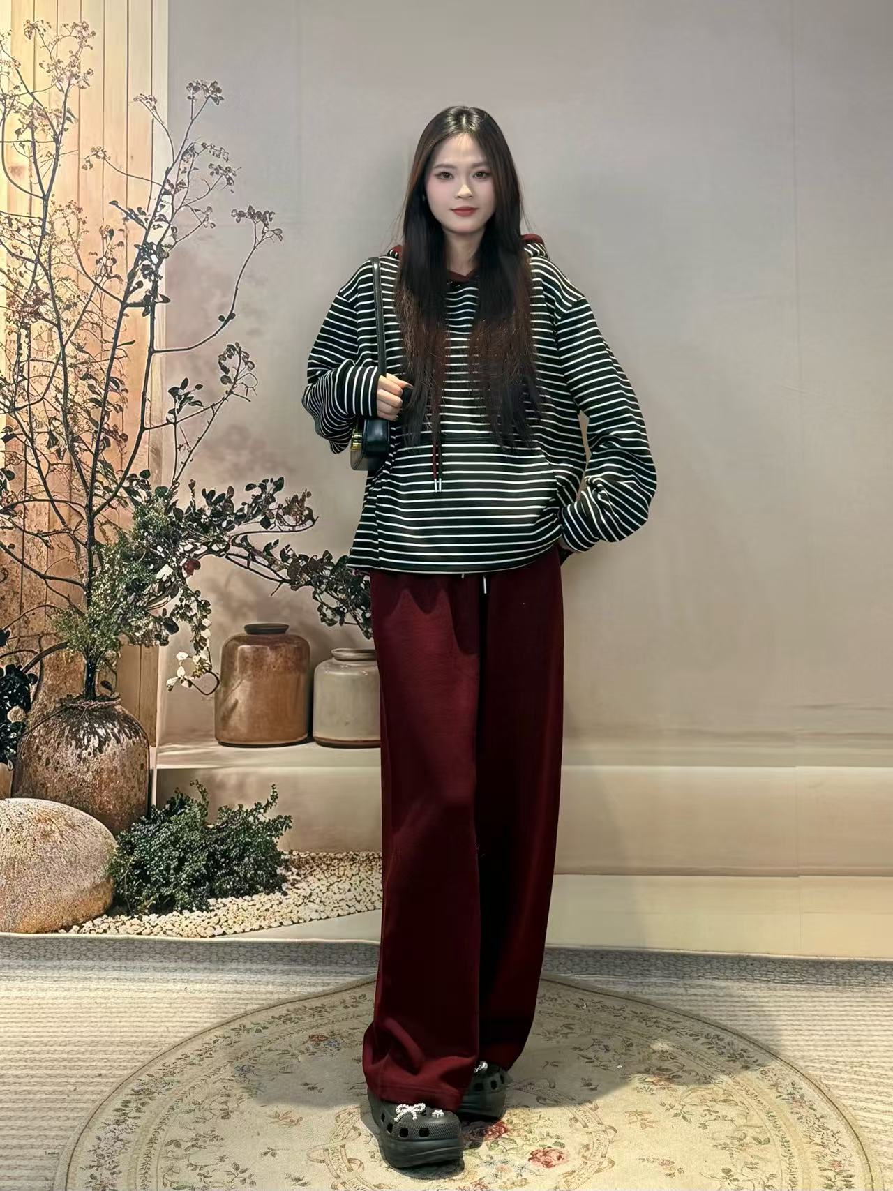 RACI然彩显瘦气质百搭上衣DSS421207+DXC422191