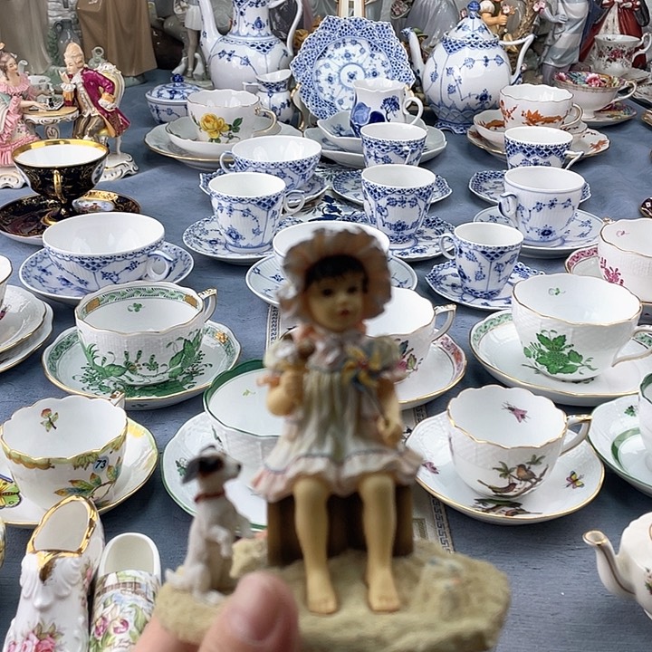 海外瓷器中古欧瓷小房子