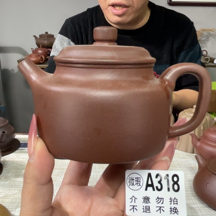 紫砂茶杯宜兴原矿紫砂精品手工