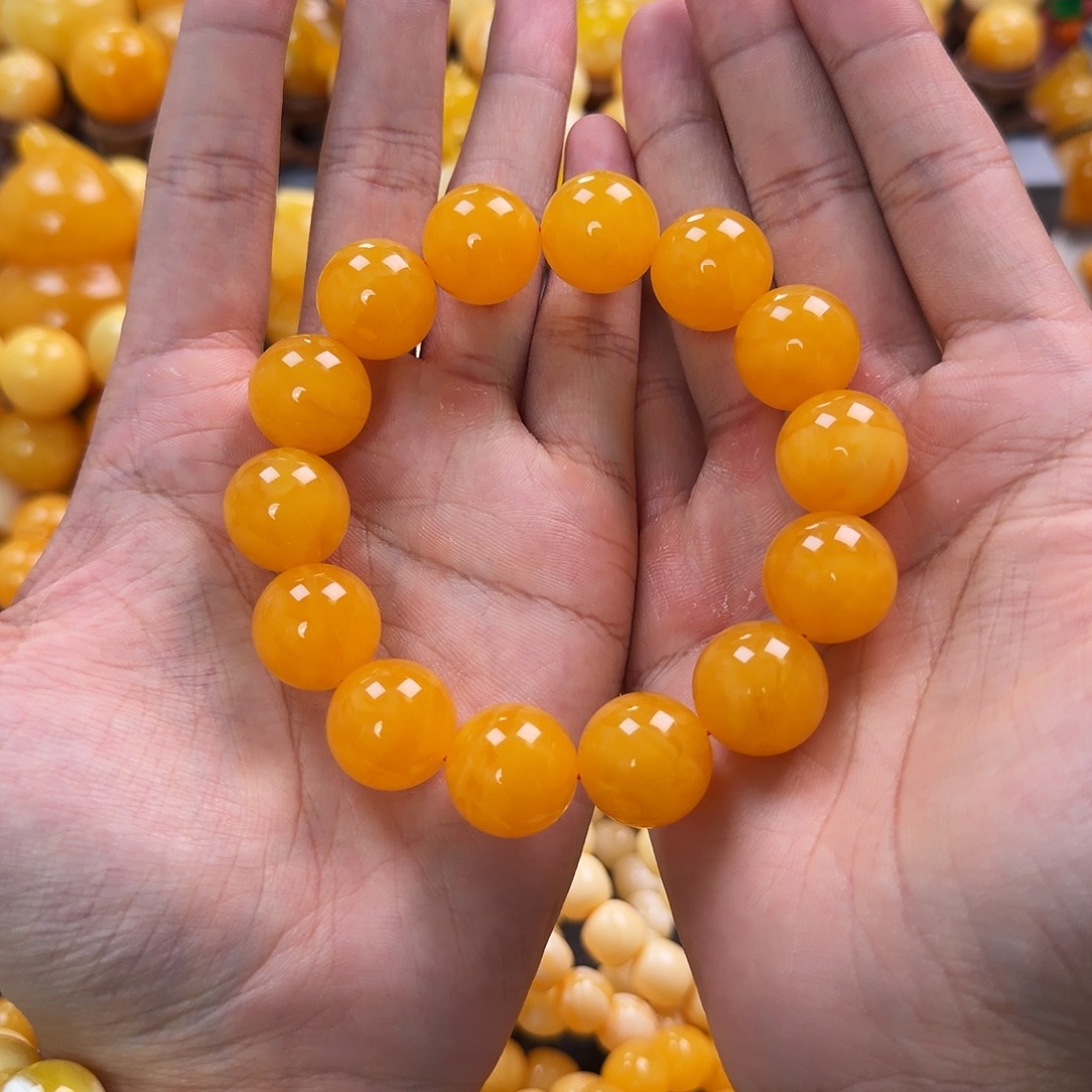 琥珀未镶嵌珠宝奇石17mm同料