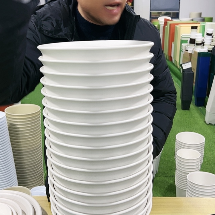 正品矮陶口21高15白色无托8个