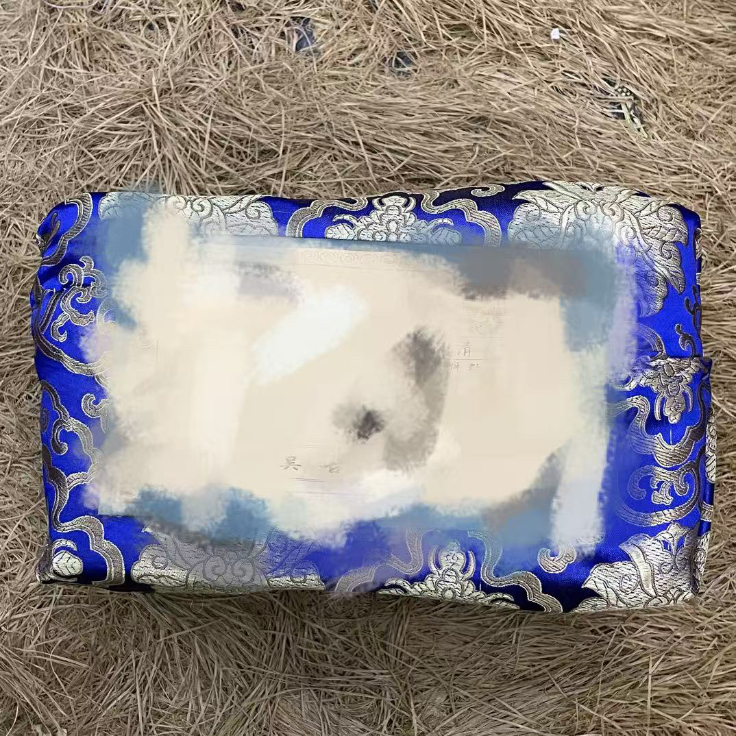 【闪购商品】福利福利福利蓝刺绣木盒摆件复古风