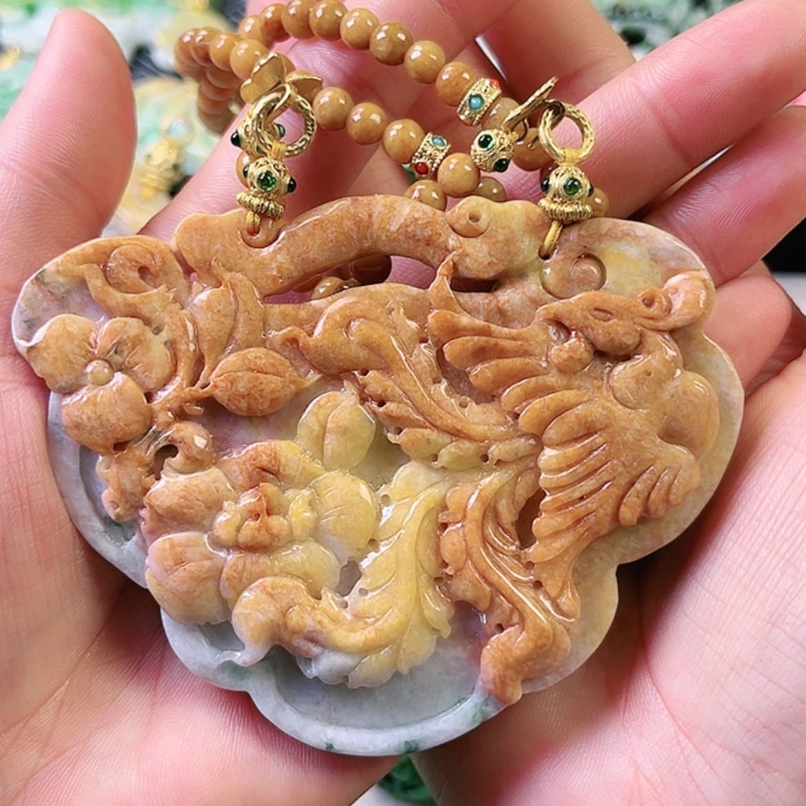 【闪购商品】翡翠颈饰未镶嵌挂件