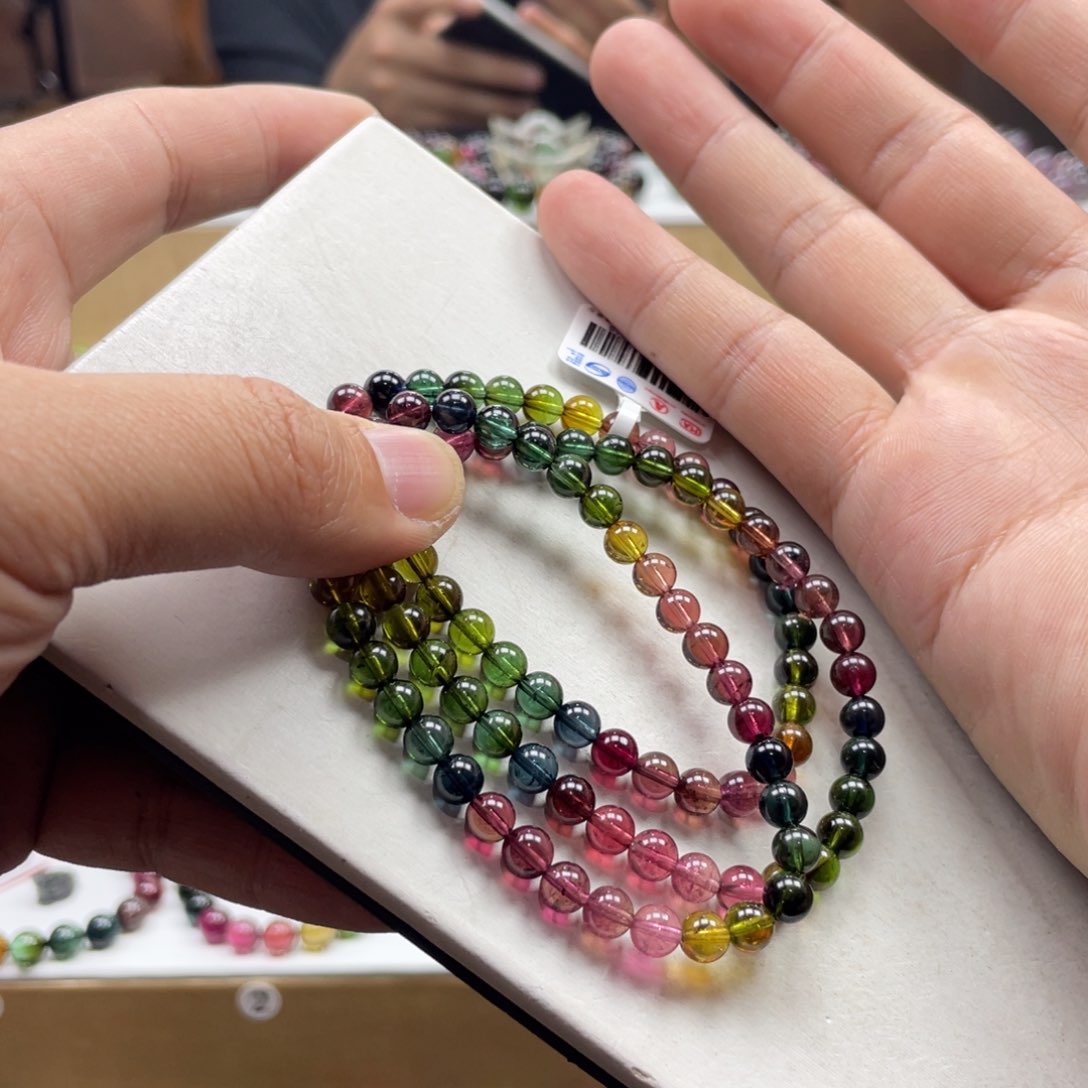 碧玺手串未镶嵌5.8mm.mmmmmmmmmm