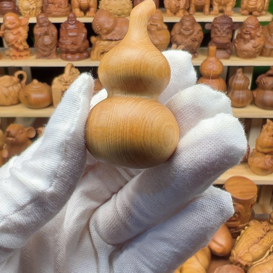 磊***明崖柏太行崖柏手把件葫芦