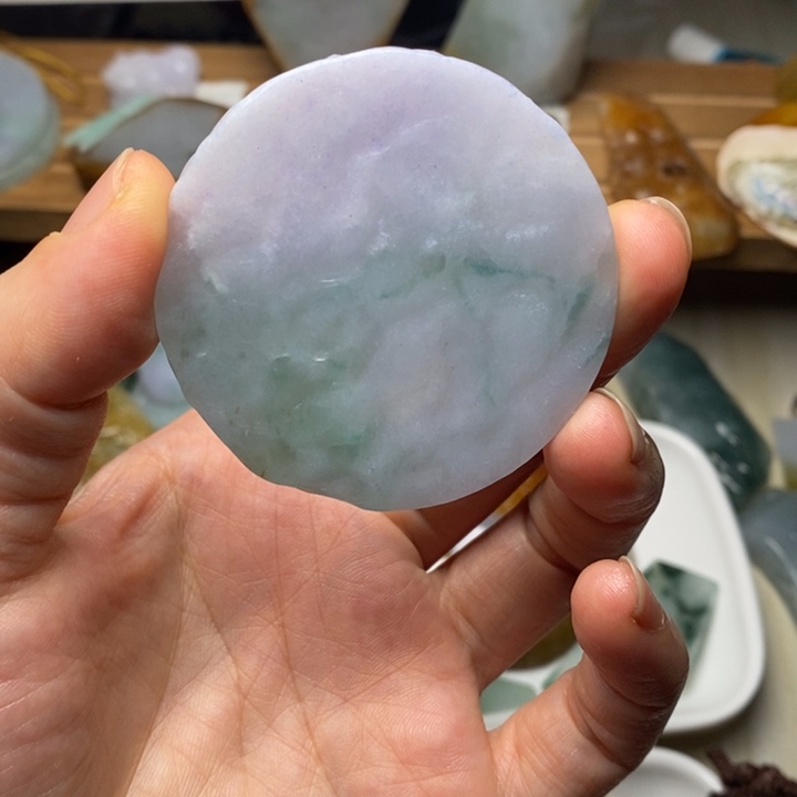 翡翠未镶嵌颈饰天然