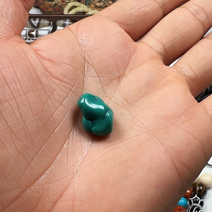 龙脊菩提吊坠绿松