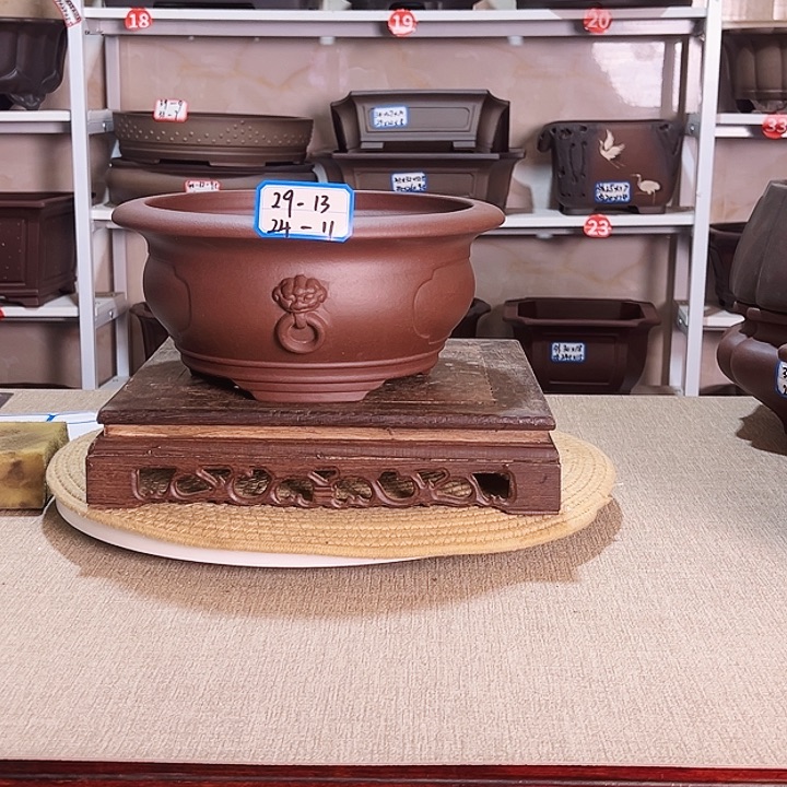 紫砂花盆紫砂花盆