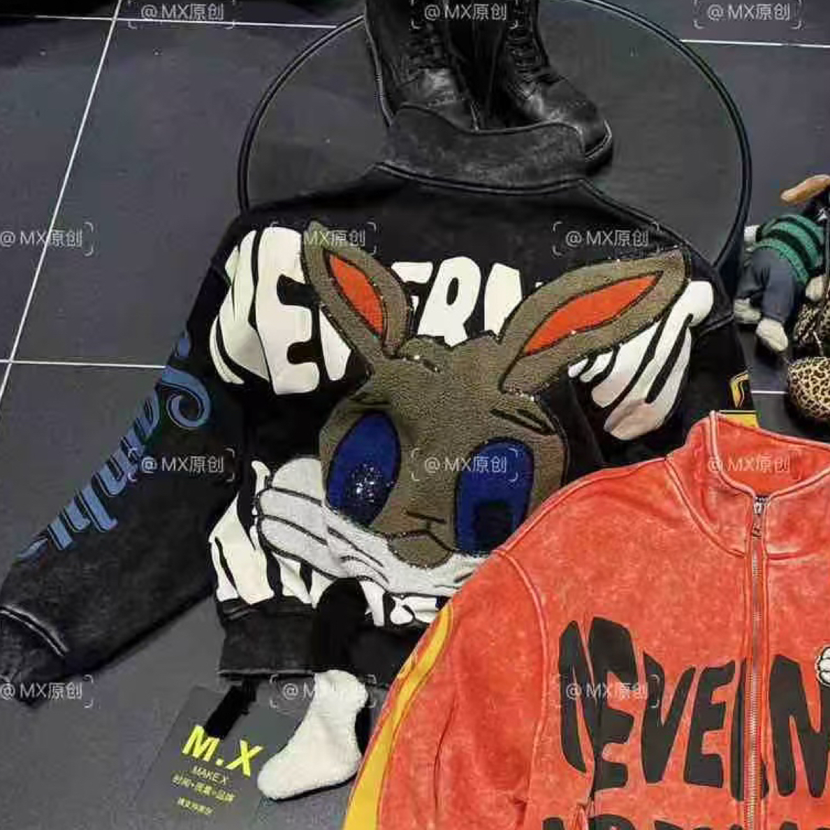 【587】秋冬新款韩版时尚洋气兔子时尚潮流百搭加绒卫衣外套