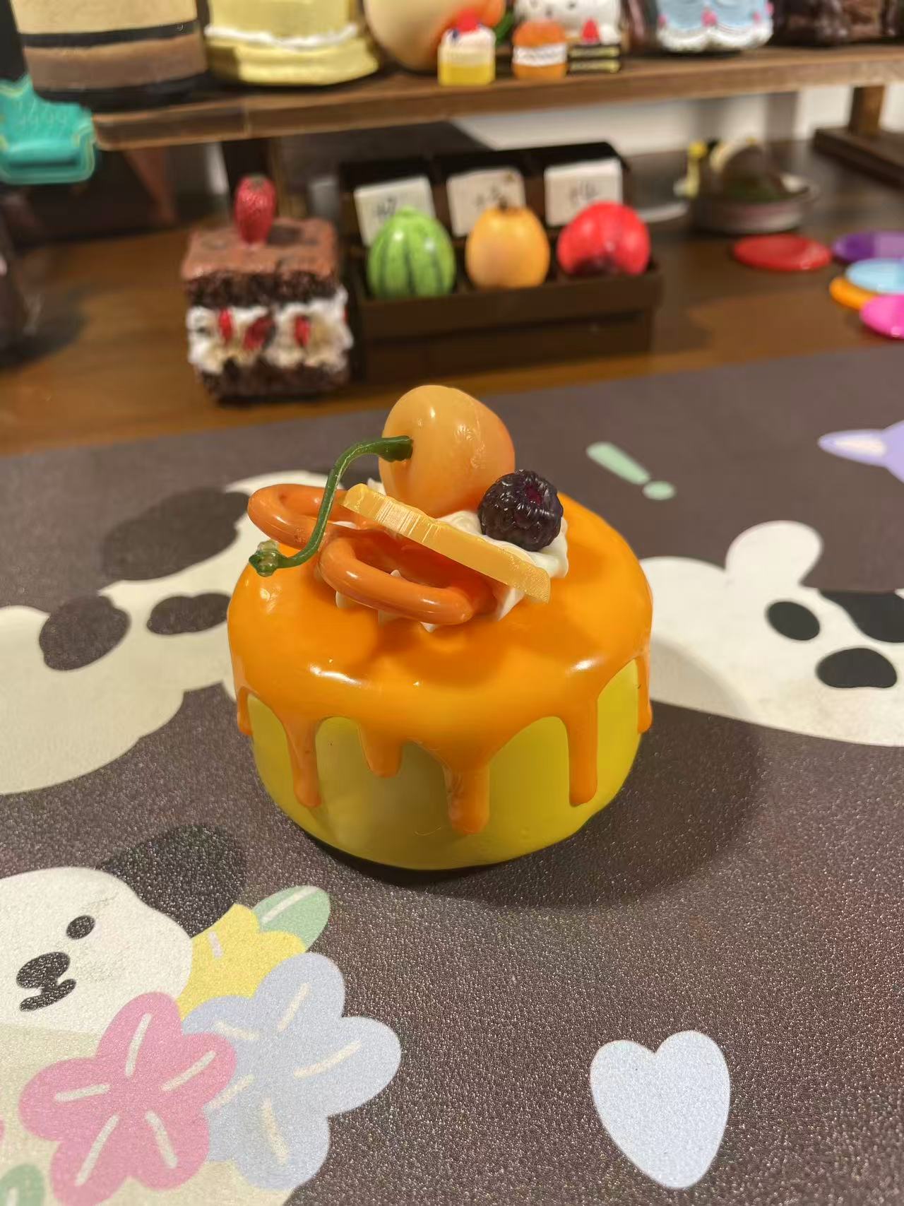 【单拍】3D食玩立体冰箱贴直播自选创意家居摆饰蛋糕软胶轻款超大