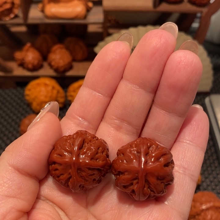 文玩核桃吊坠玉化粗筋南瓜675