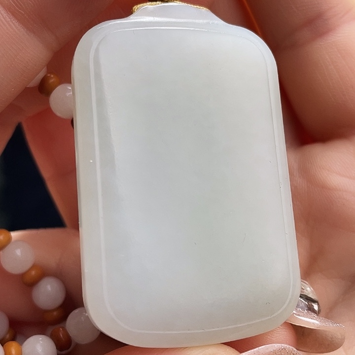 和田玉挂件未镶嵌定制发货