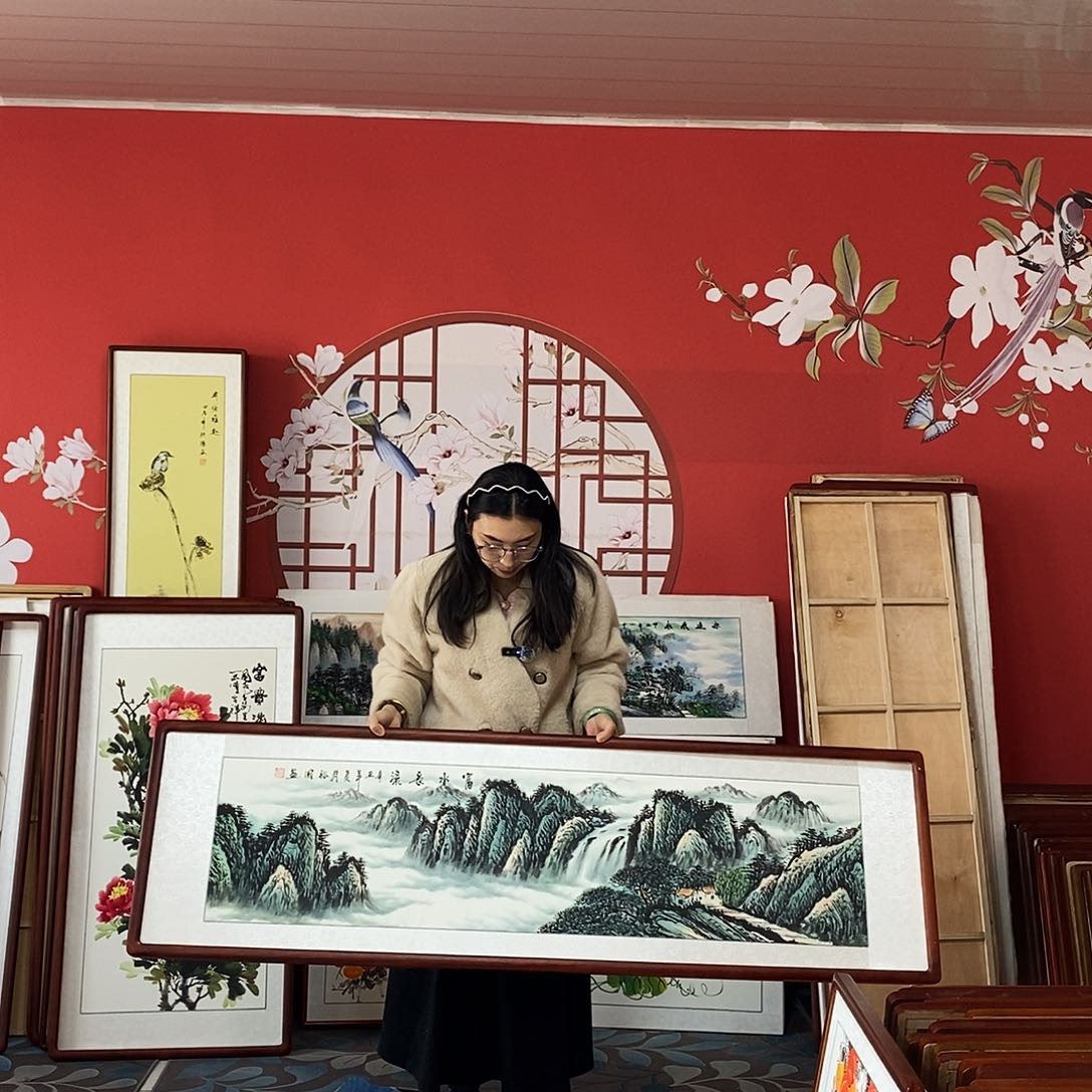 国画手写手绘47✖️162国画作品