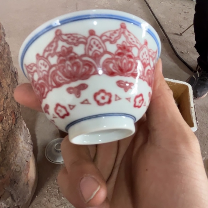 青花柴窑手绘景德镇陶瓷