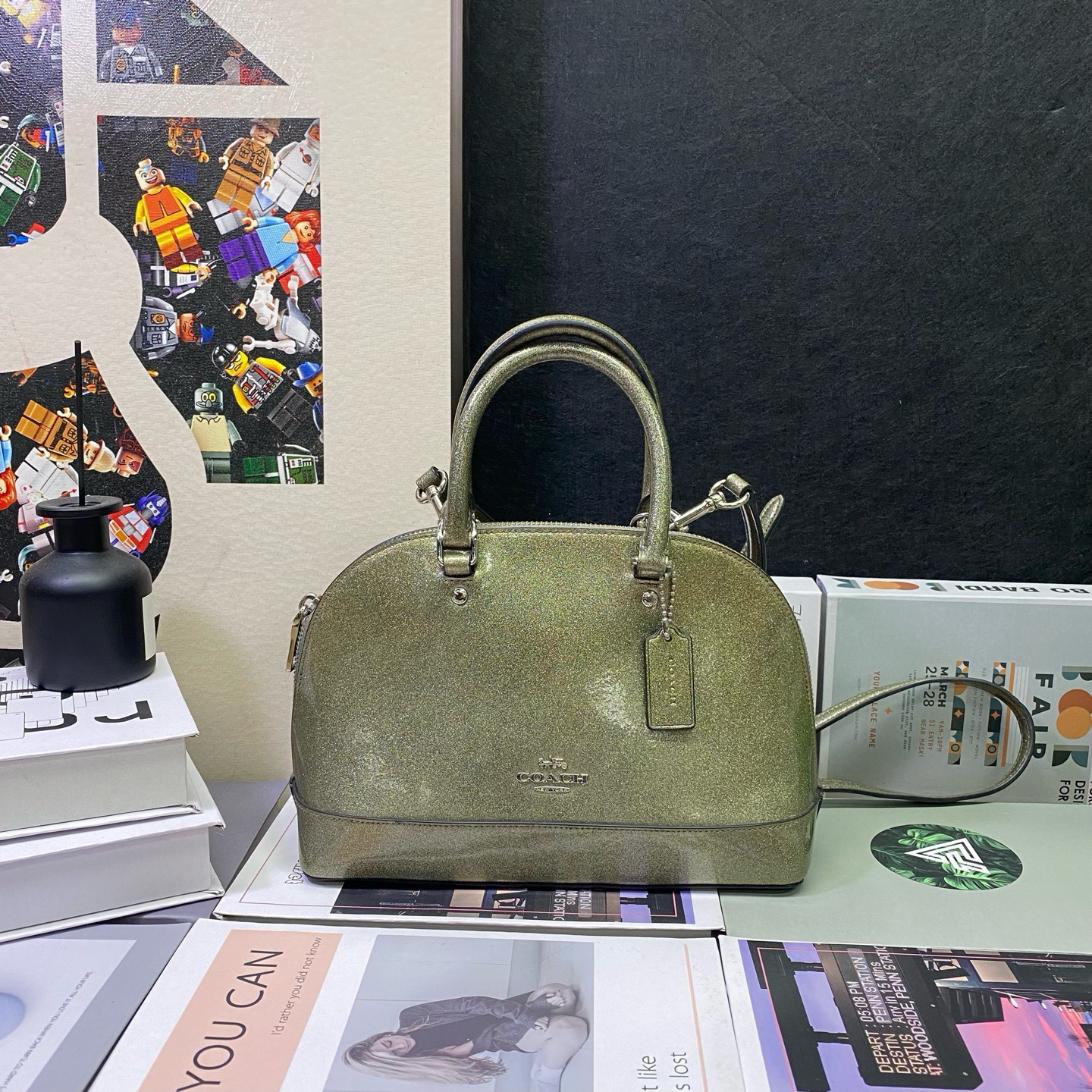 95新 COACH/蔻驰 23433斜挎包25*18