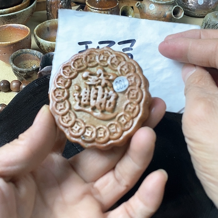 杯手工粗陶、柴烧粗陶