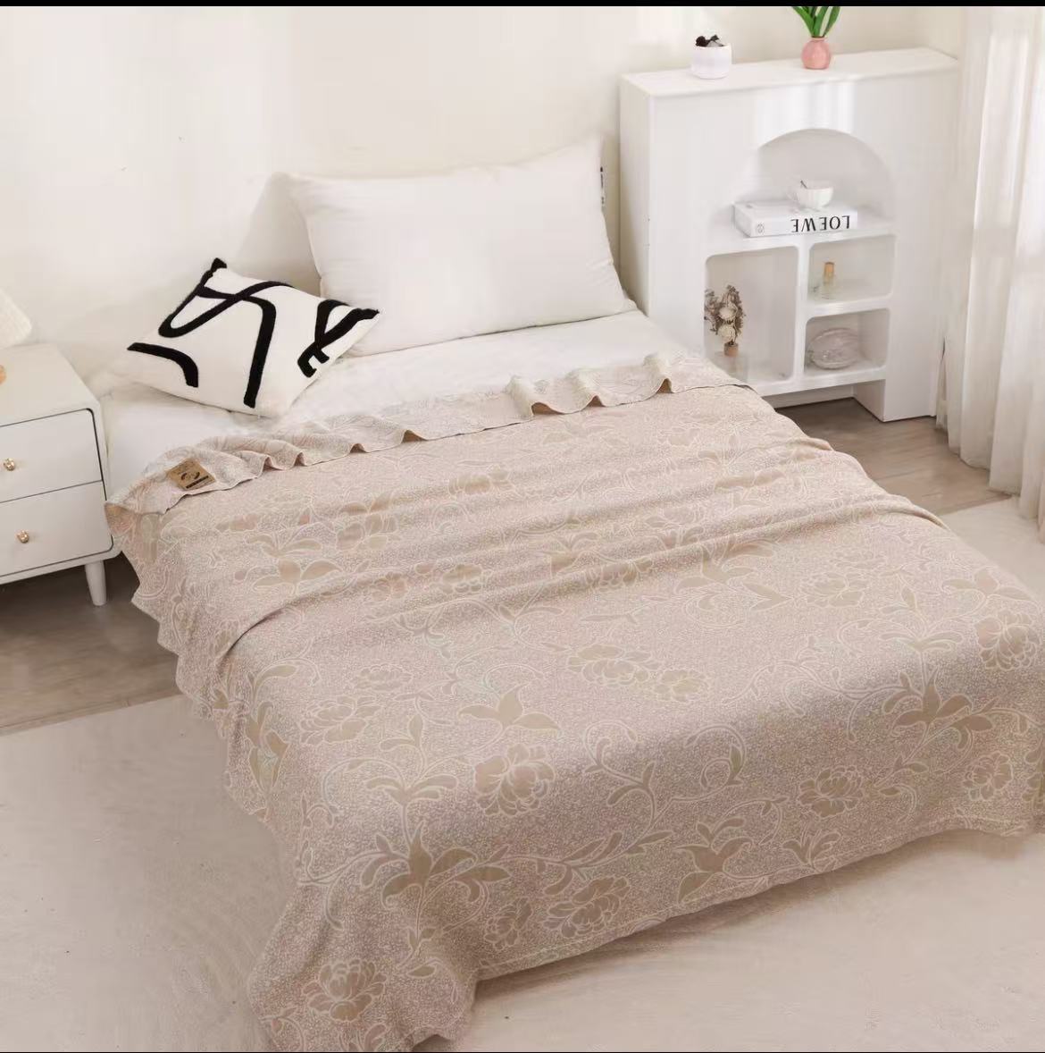 【布拉格】200*230罗布麻盖毯柔软吸湿透气可机洗