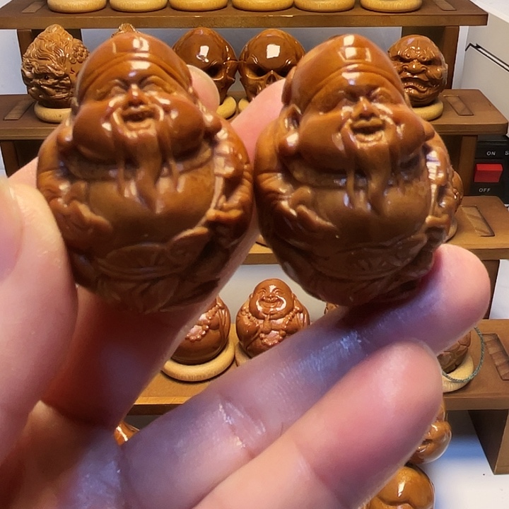 橄榄核手串/手链3.4官帽财神