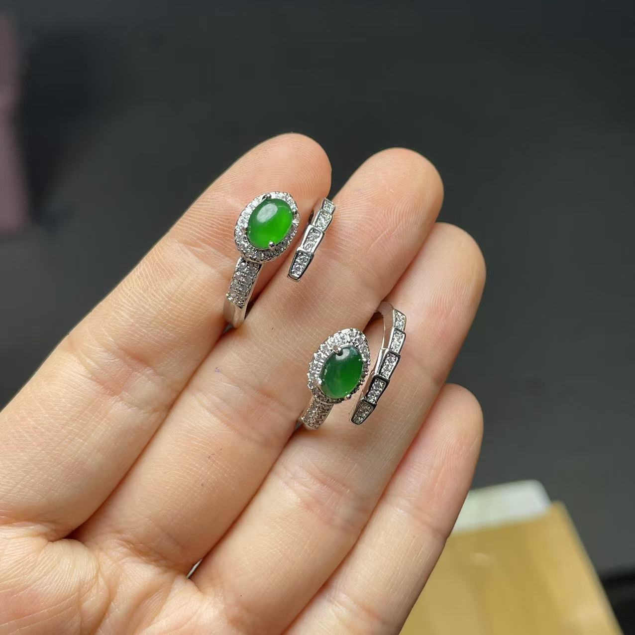 【胖】翡翠戒指多样性发其一@k