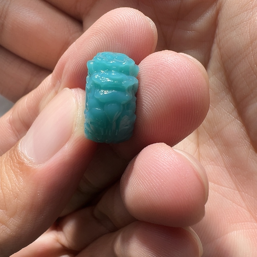 琉璃/树脂/塑料类龙扣卡17+雾霾蓝色