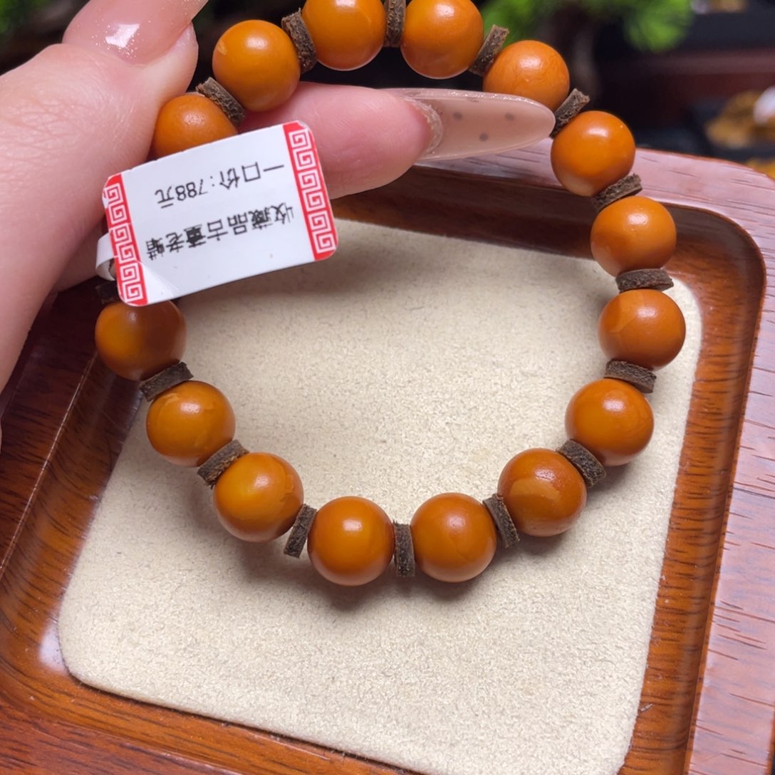 蜜蜡手链未镶嵌手串