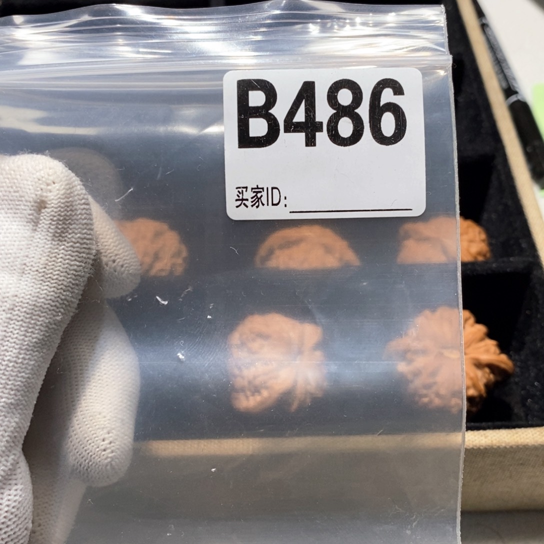 手串文玩核桃B486燕闷42（全）
