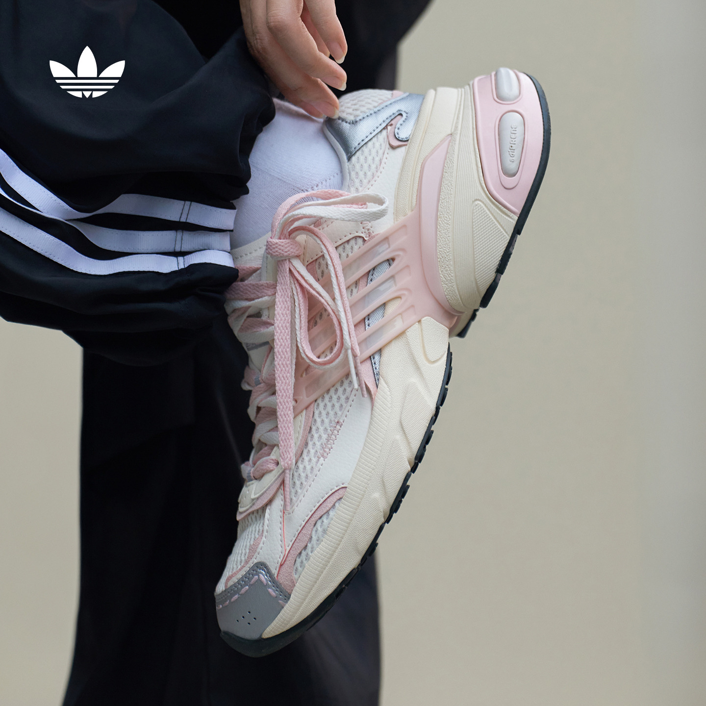 流光风 阿迪达斯三叶草 ADISTAR XLG厚底增高老爹鞋男女 JR7002