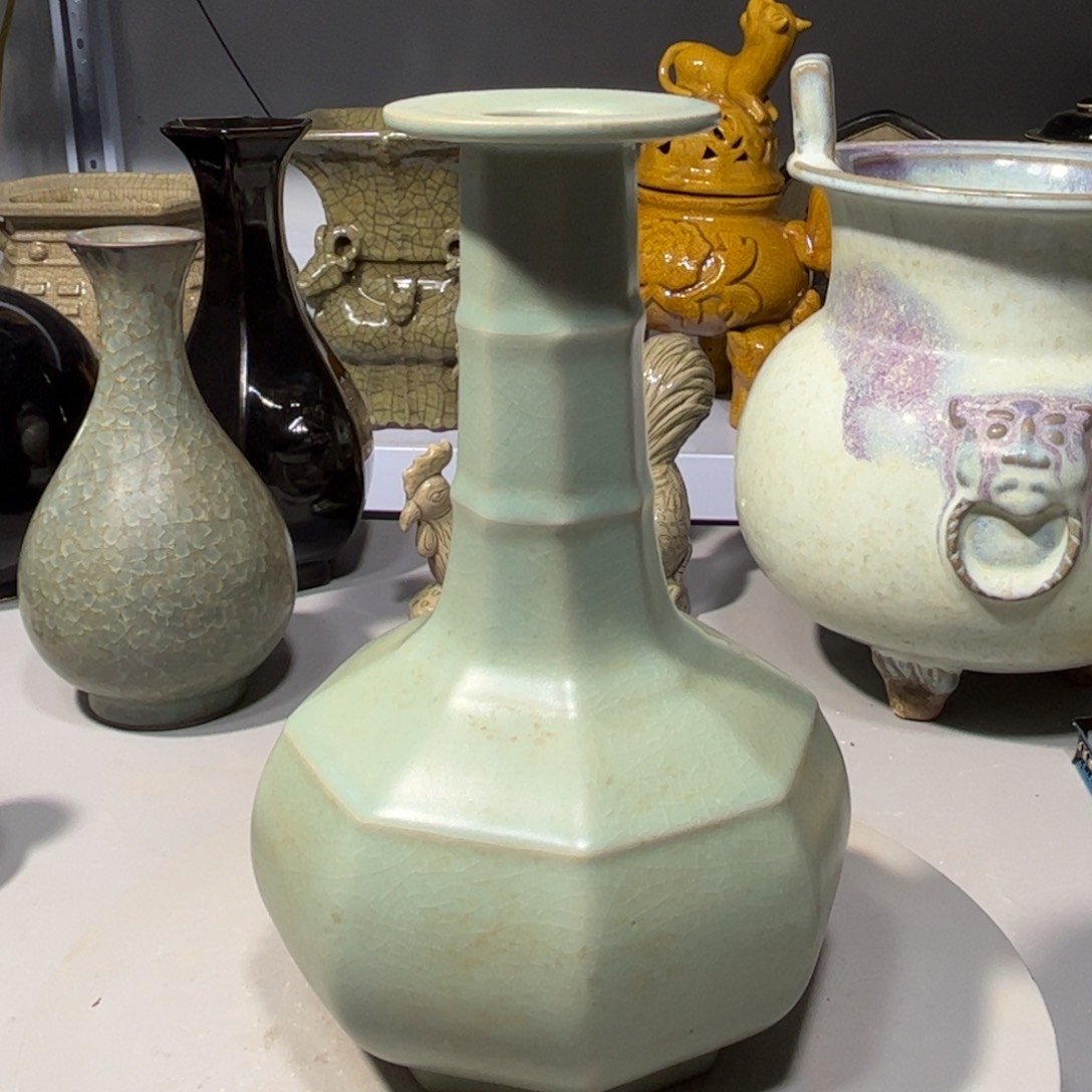 瓶汝窑瓶子品相完美