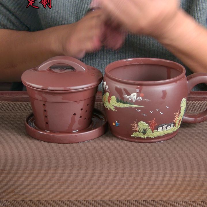 茶杯紫砂高档紫砂茶具套装