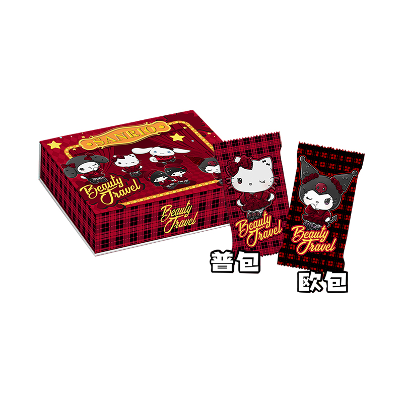 【拆盒】乖鱼文创-三丽鸥 Beauty Travel 收藏卡牌盲盒（代拆）