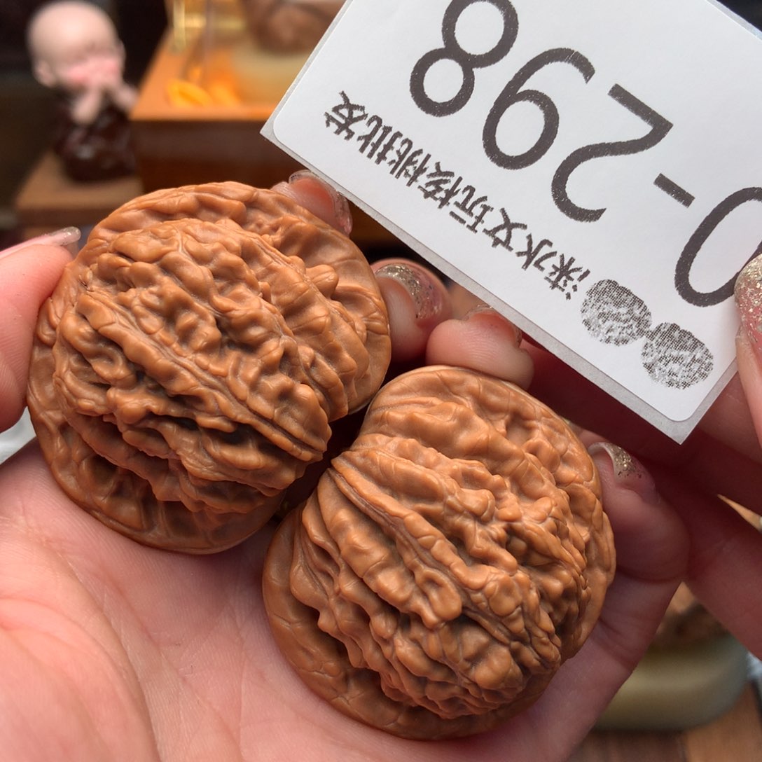 文玩核桃把件45四座楼