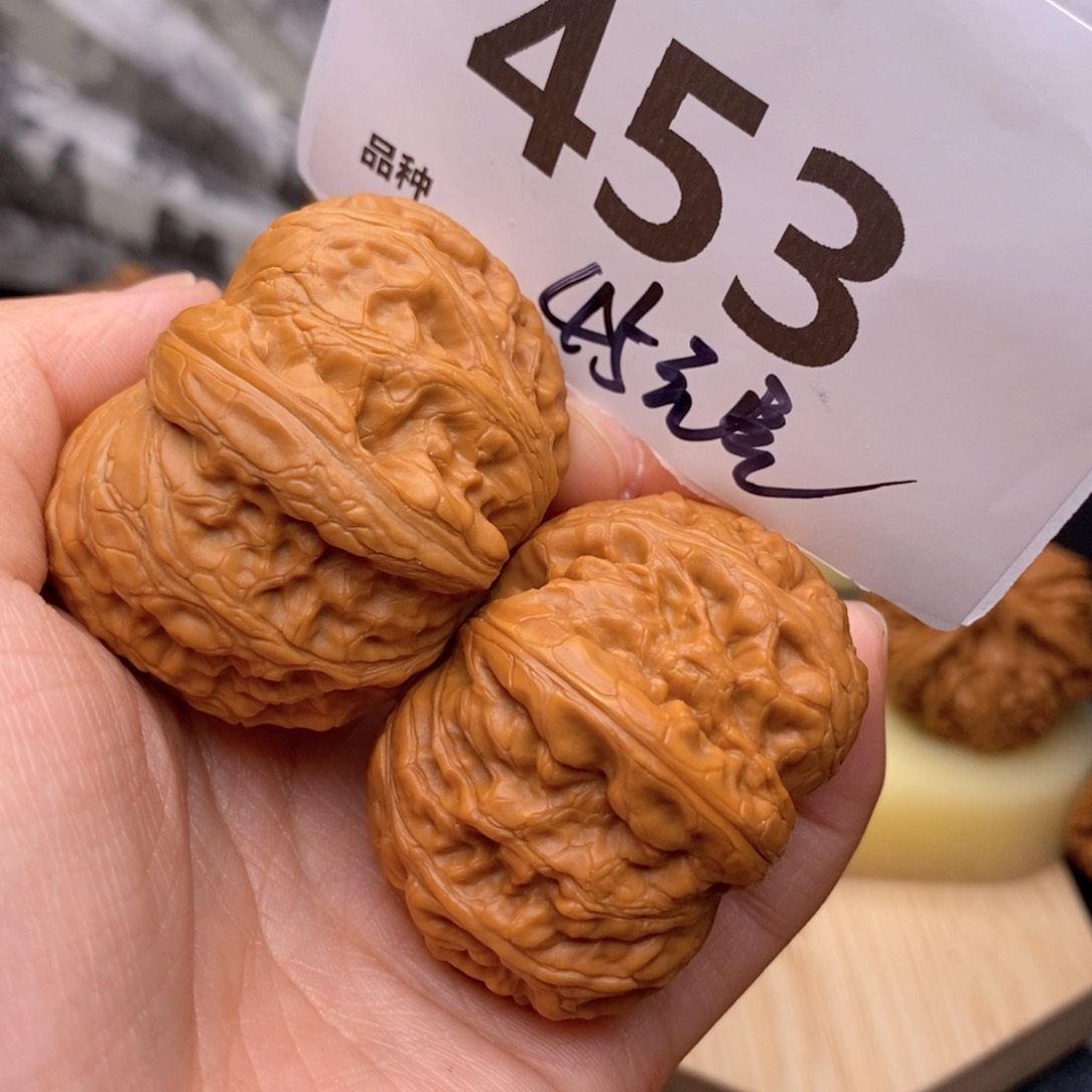文玩核桃把件453号45元宝