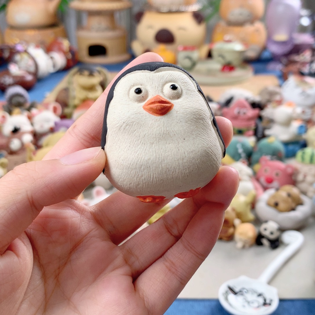 紫砂茶宠手工制作
